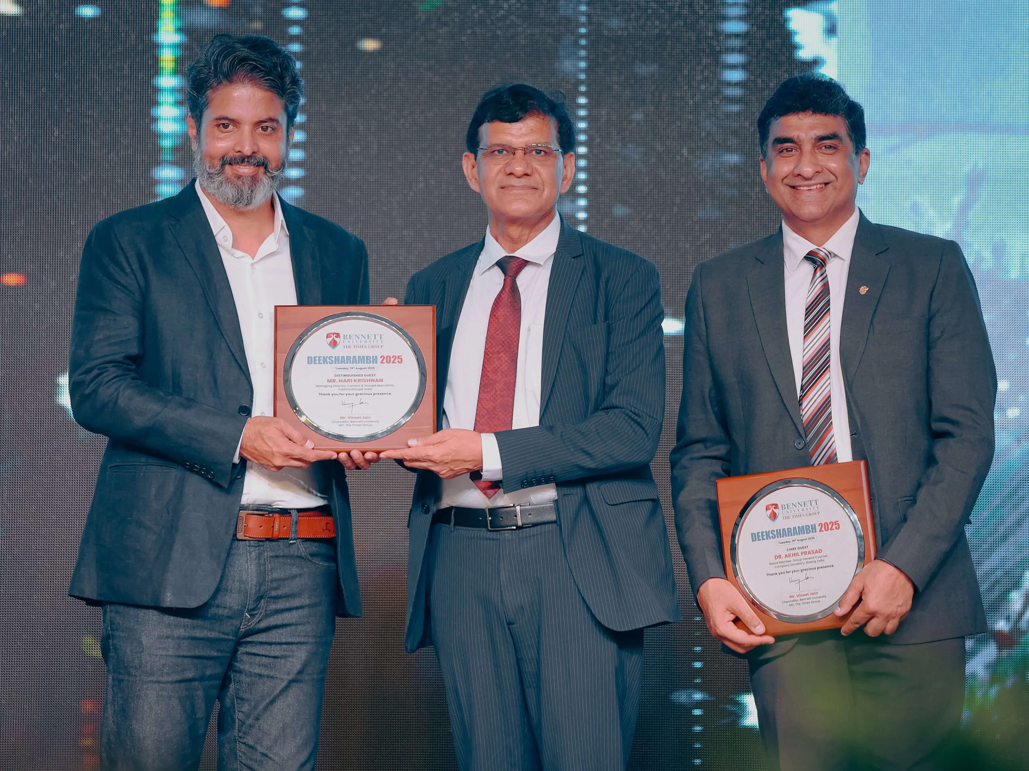 Bennett University welcomes a new wave of dreamers, innovators, and achievers at Deeksharambh 2025
