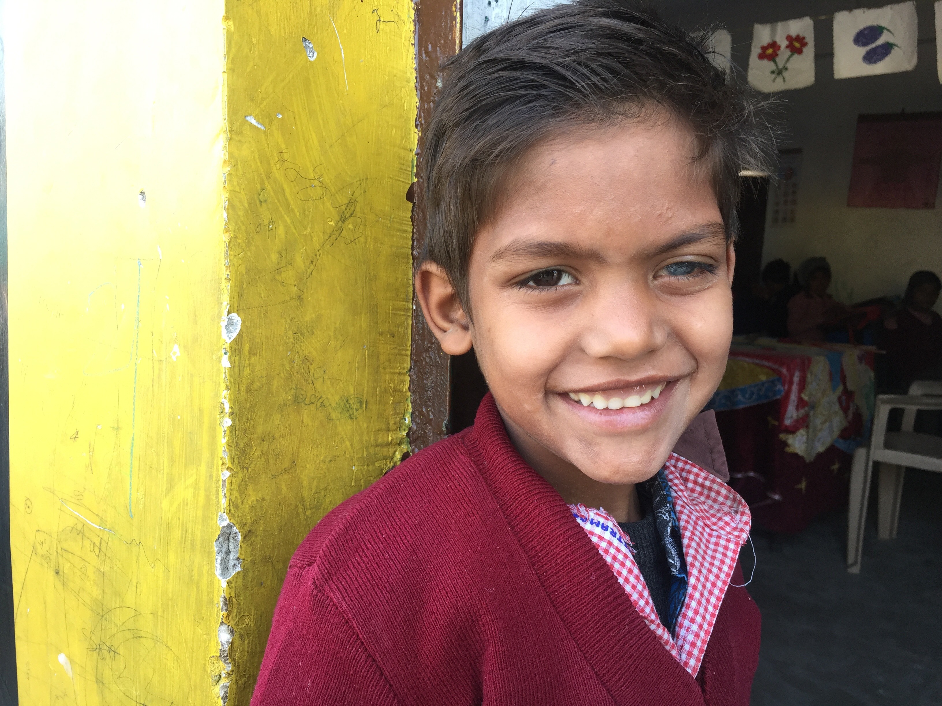 “I like coming to school. Here, I get to meet my friends and have fun with them,” said Ajay, a.