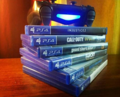 Pile of PS4