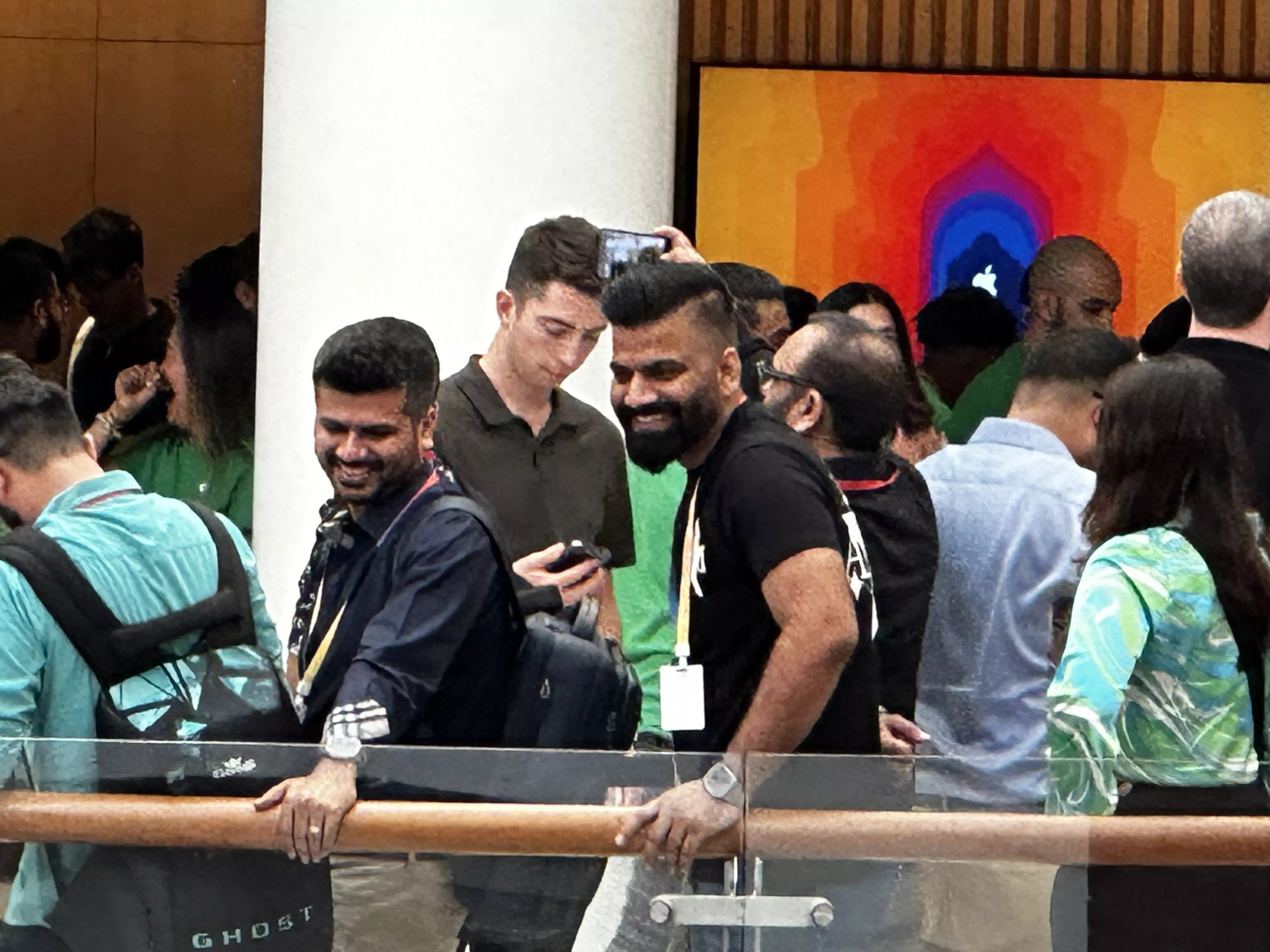 Technical Guruji at Apple store launch