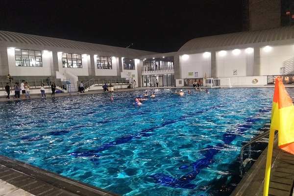 Two teams participated in the Water Polo tournament having 7 members in each team