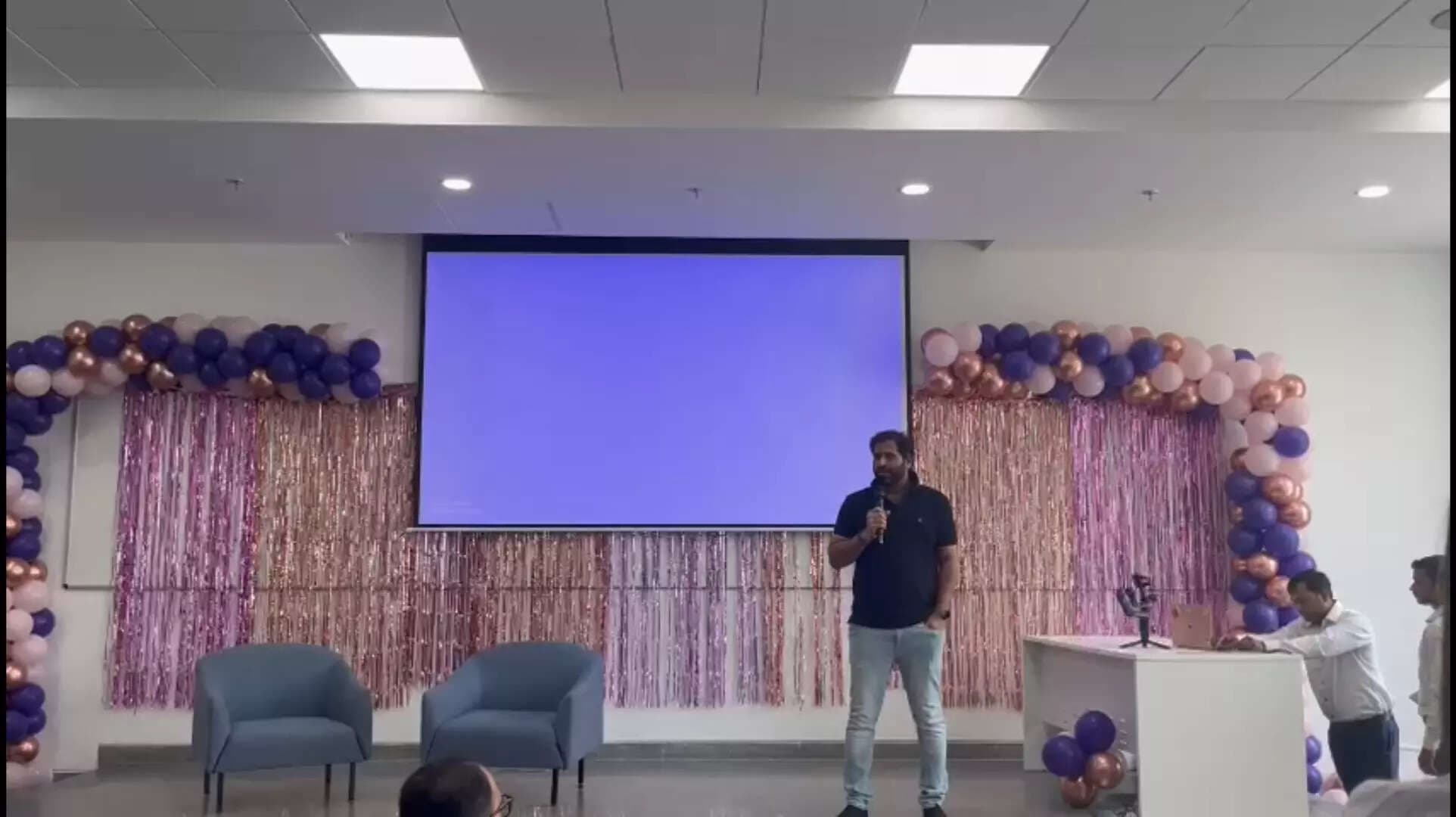 TSOM freshers learn from AI stalwart