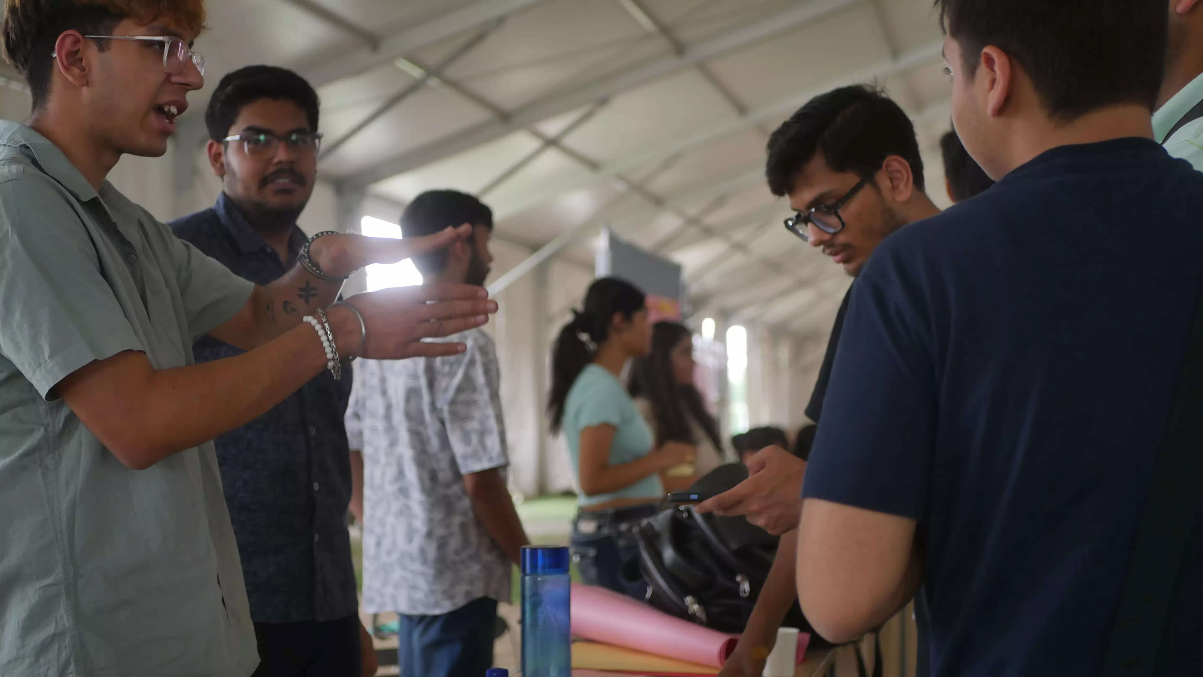 First-year's first taste at mass communication