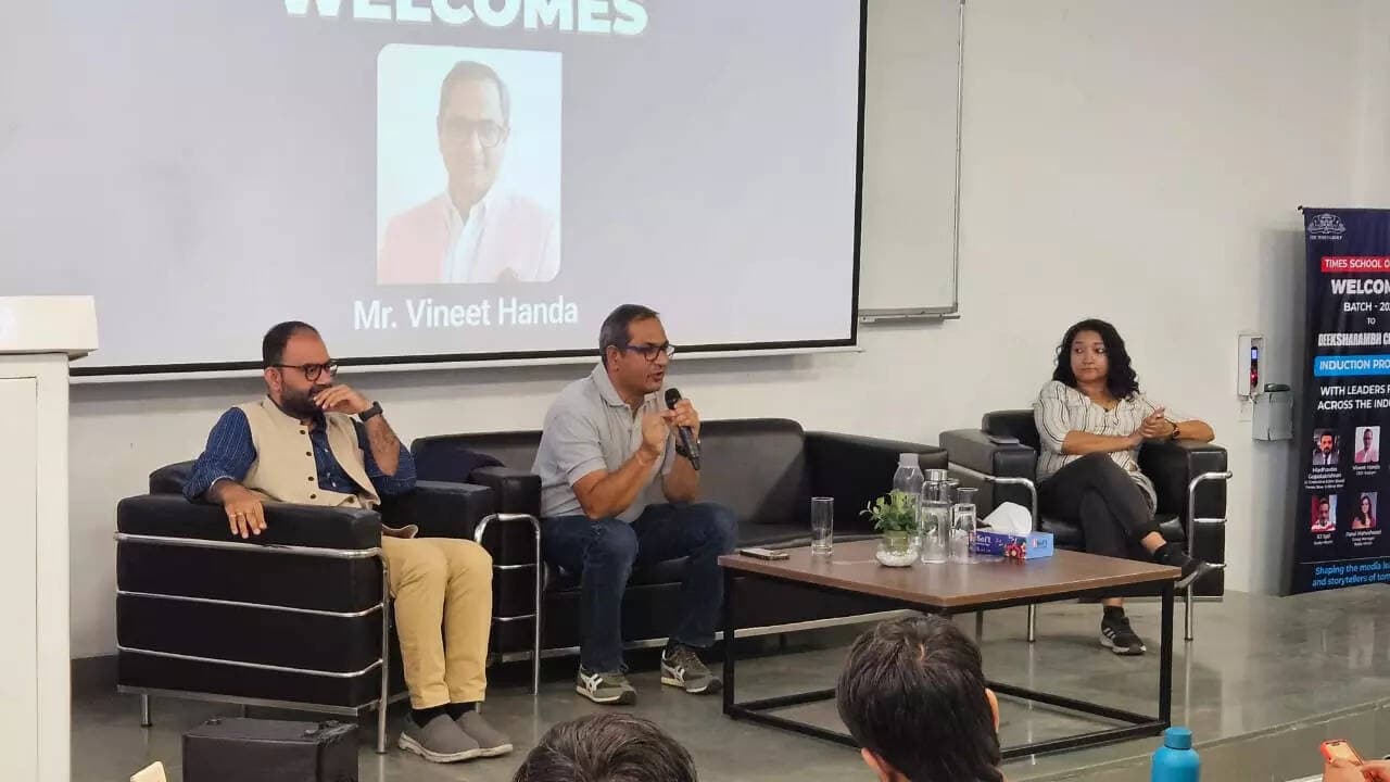 PR expert inspires freshers on Day 1 of Orientation
