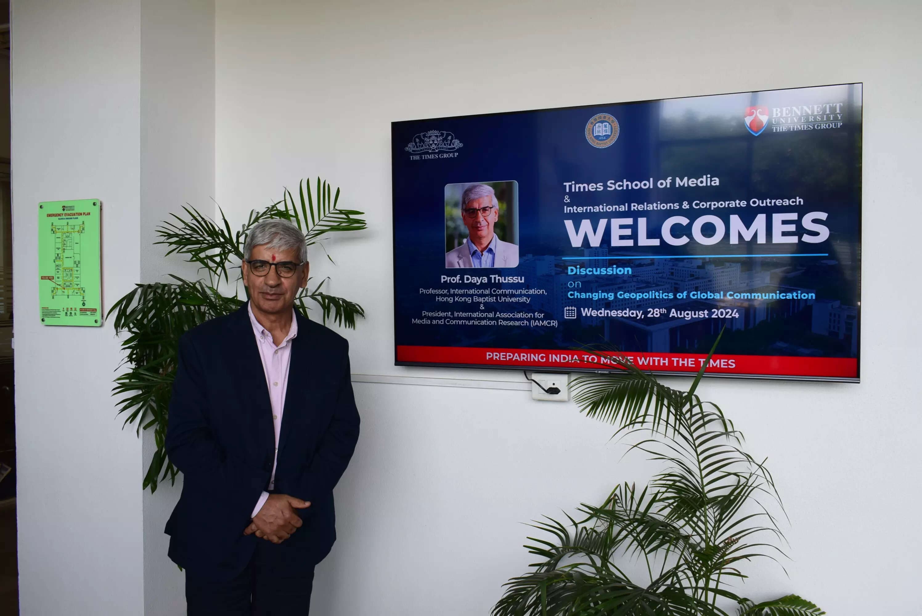 Entering the geopolitical world with Prof. Daya Thussu