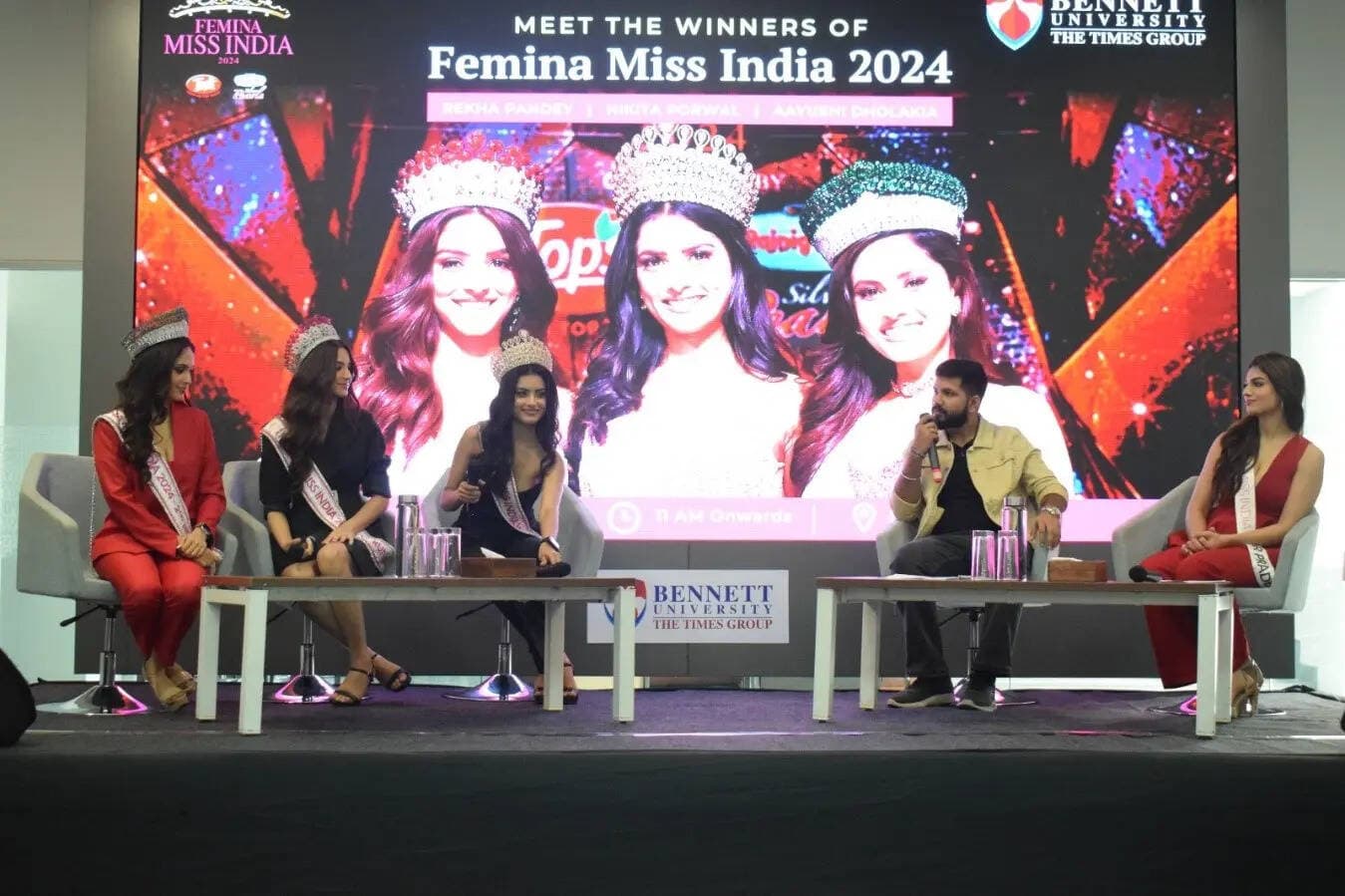 Bennett hosts icons of Femina Miss India 2024
