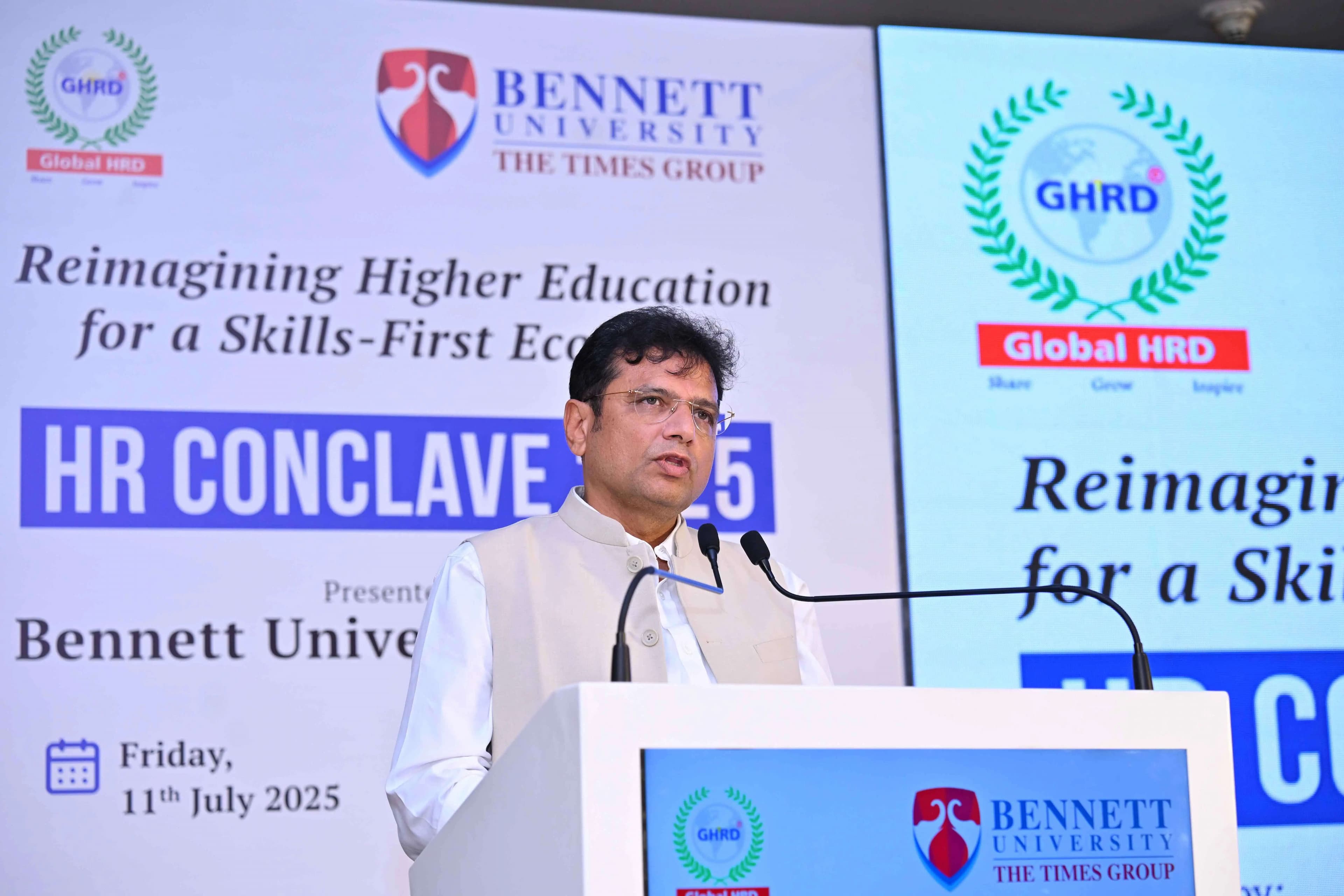 "From Degrees to Skills: Nation Needs a Future-Ready Workforce," says Telangana Minister at Bennett University's HR Conclave