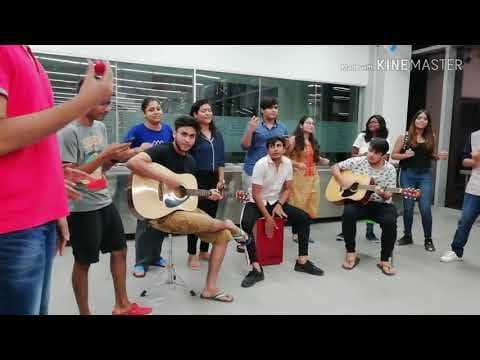 Flash mob at Bennett University