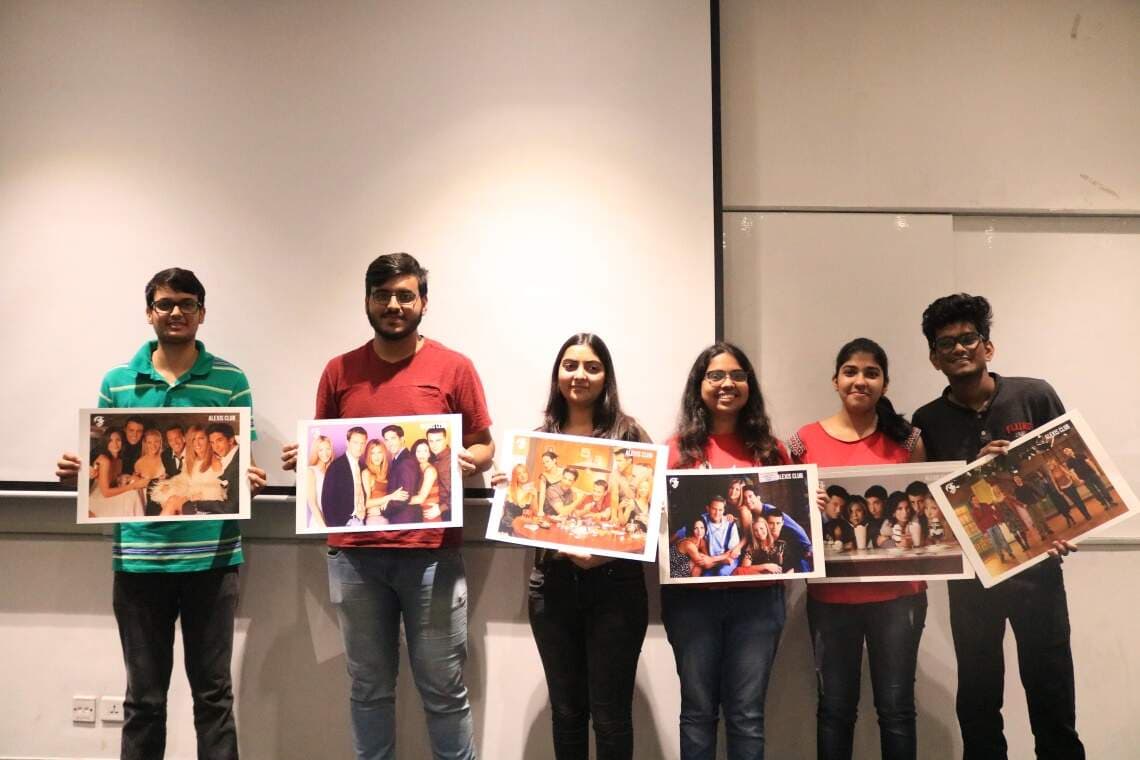 Students lap up for 'Friends' quiz in Bennett University