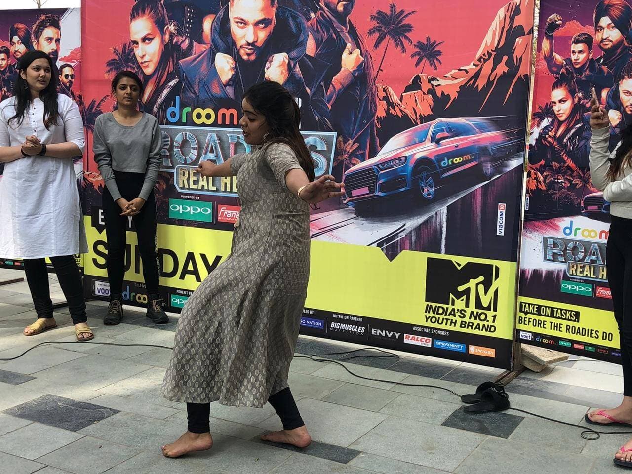 Varun, Divya visit Bennett for Roadies Campus Tour