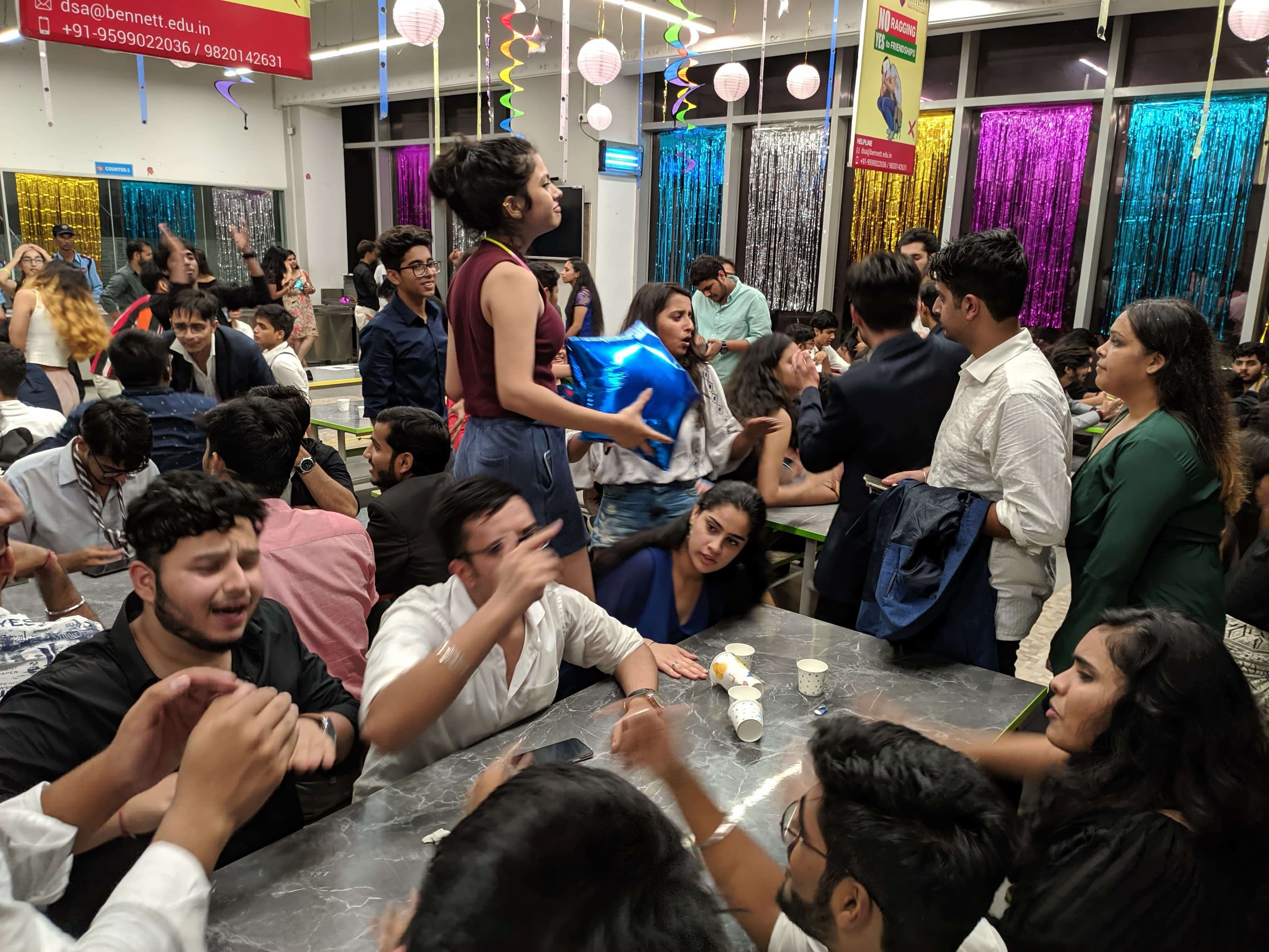 Once in a blue moon, fresher night 4.0