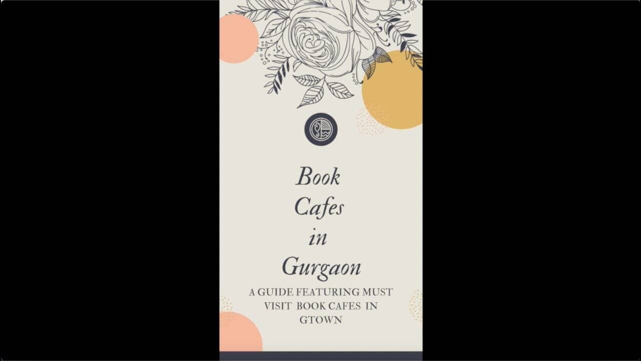 6 must-visit book cafes in Gurgaon