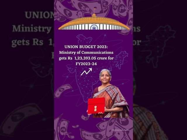 Ministry of Communications gets Rs 1,23,393.05 Cr