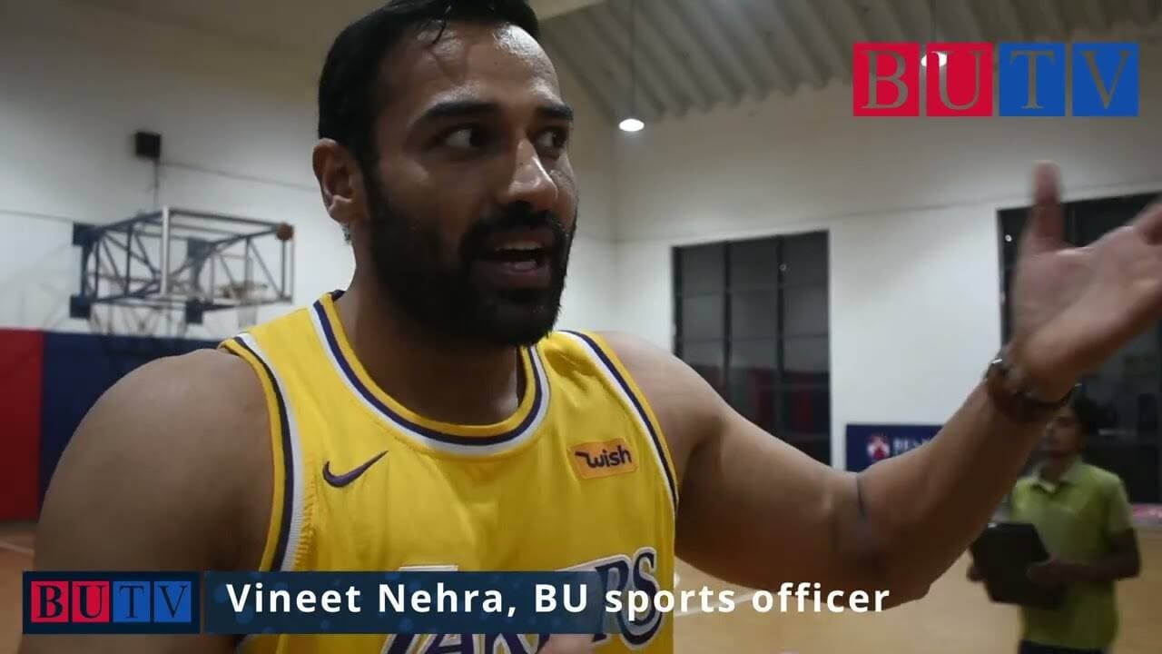Team BU beat Galgotias in Basketball tournament