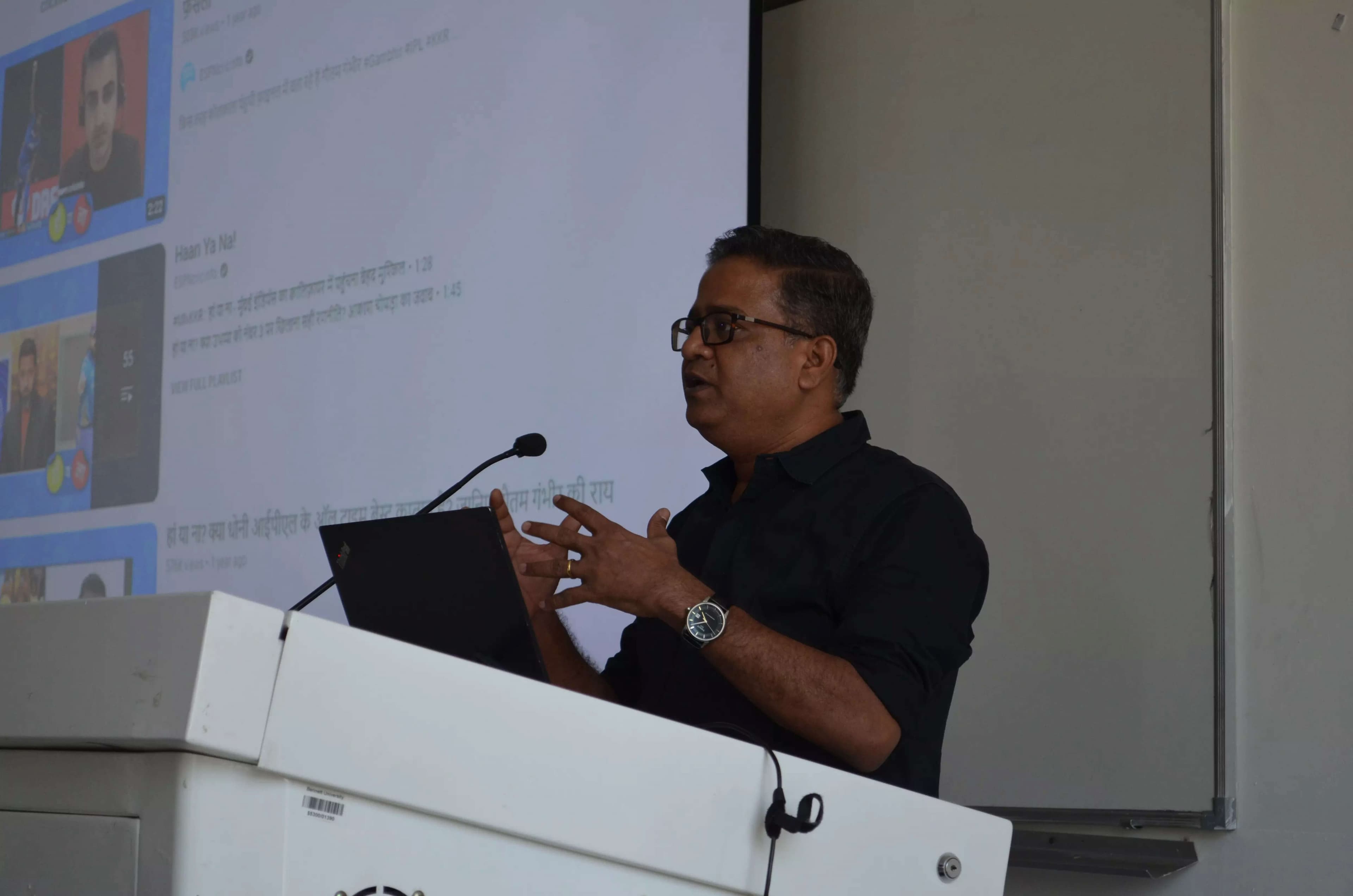 ESPN video head shares industry insights with students