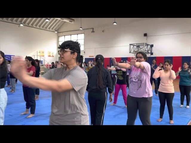 Self-defence training session for girls held at BU