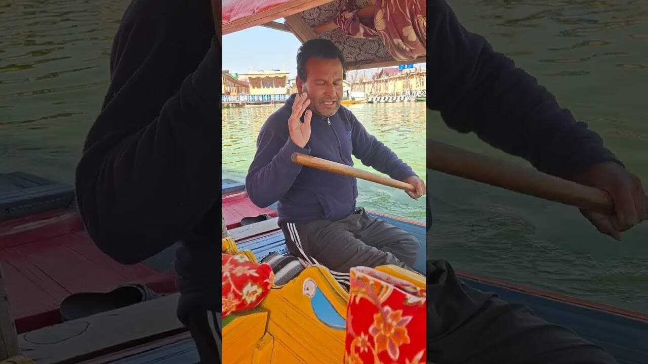 “Voices from Dal Lake: A Shikara Driver’s Story”